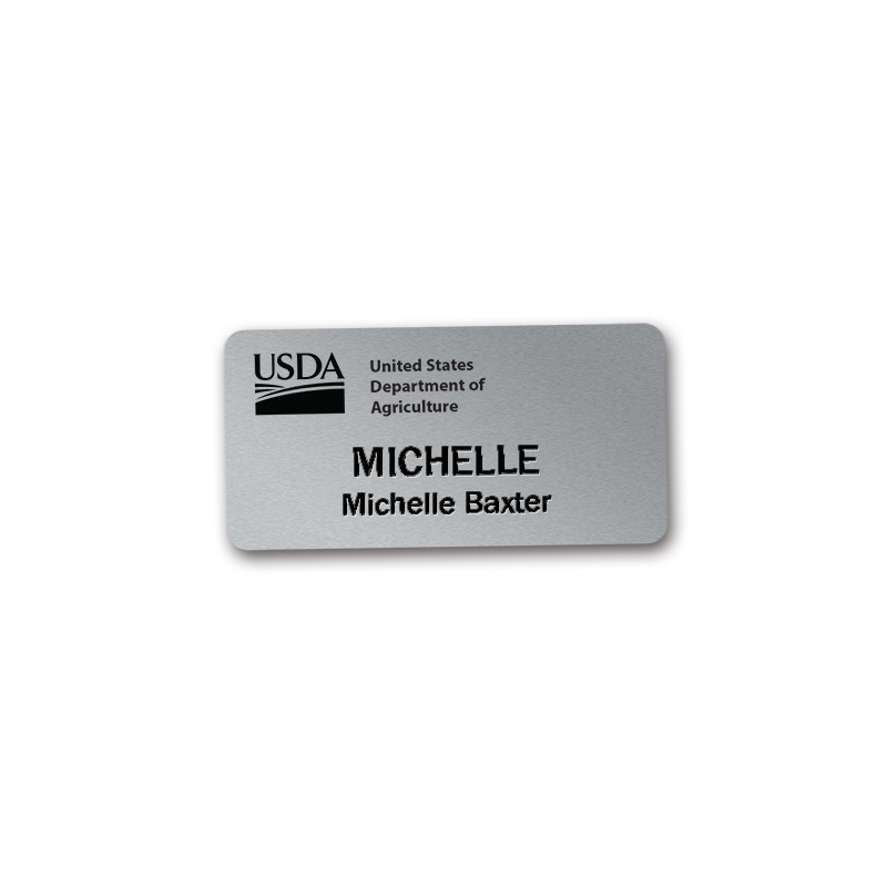 personalized namebadges for USDA