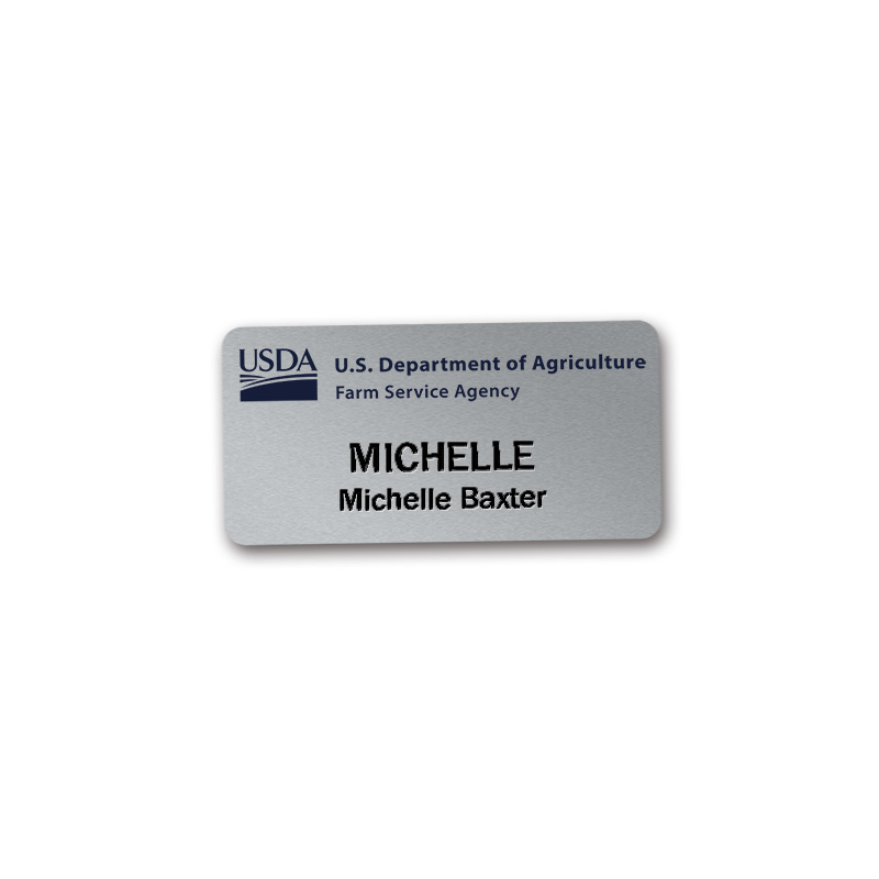 personalized namebadges for FSA