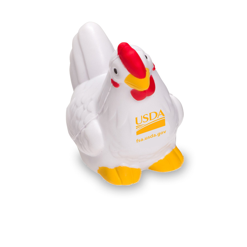 White Chicken with yellow USDA logo and FSA url