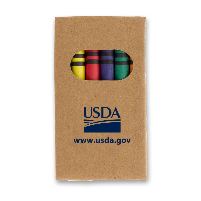 6 Pack Crayons for USDA