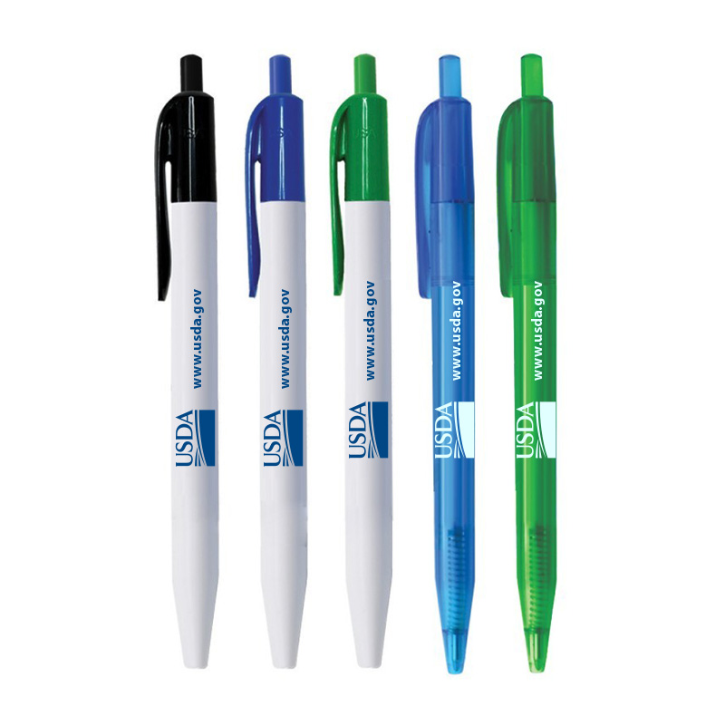 Pens Recycled Plastic USA for USDA