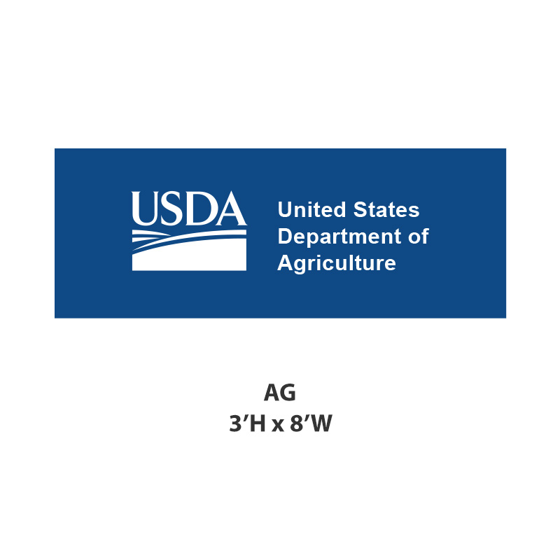 6-ft banner for USDA