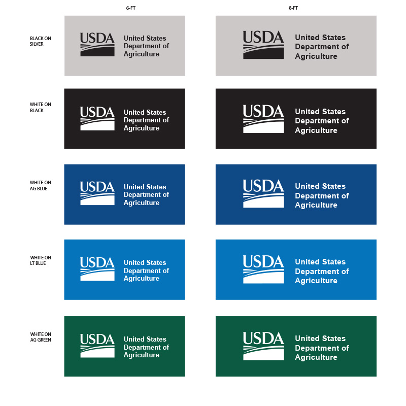 banners for USDA all colors all sizes