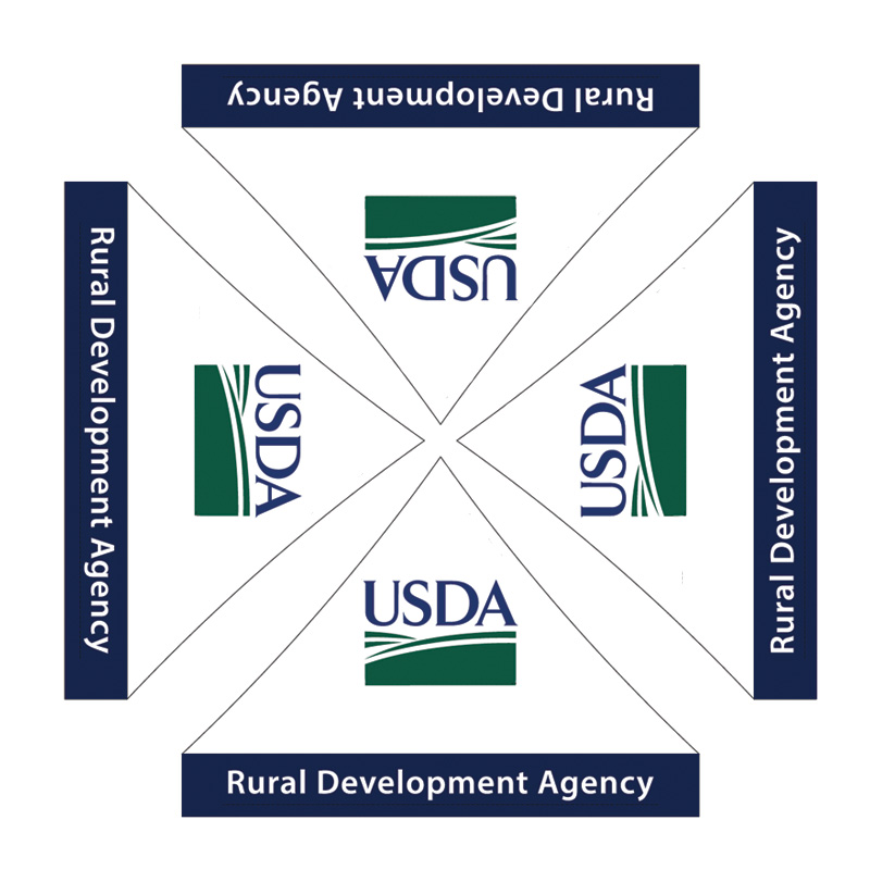 top view of RDA USDA canopy